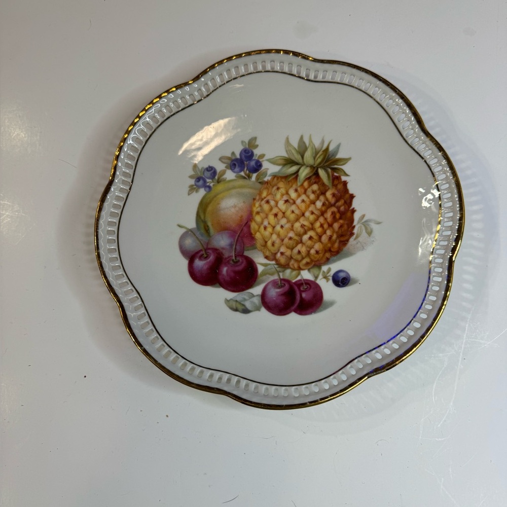 VTG Schumann Arzberg China 7 3/4” Fruit Plate from Germany